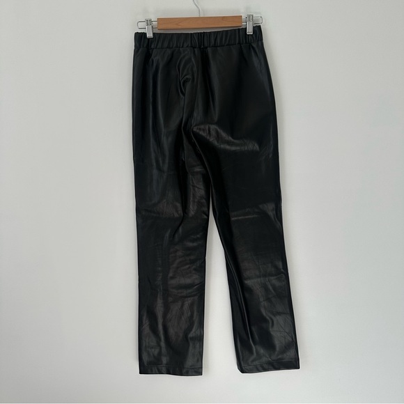 Kendall & Kylie Black Straight-Leg Faux Leather Pants - Picture 8 of 9